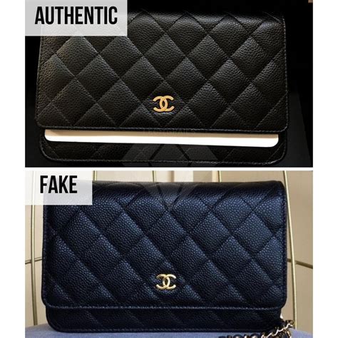 chanel billfold fake vs real|chanel knock off wallet.